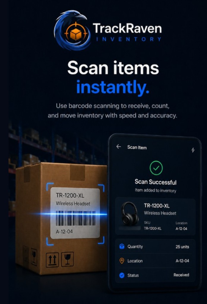 Barcode scanning flow